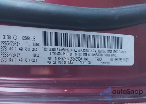 2016 Ram 1500 Express z USA, uszkodzony, nr VIN 1C6RR7FT4GS346520